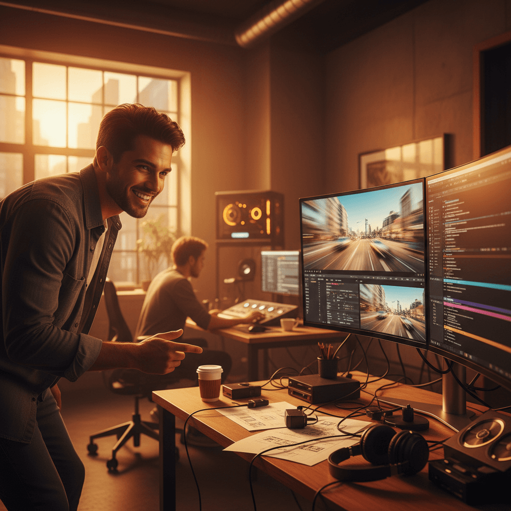 Fast video editing and production workflow